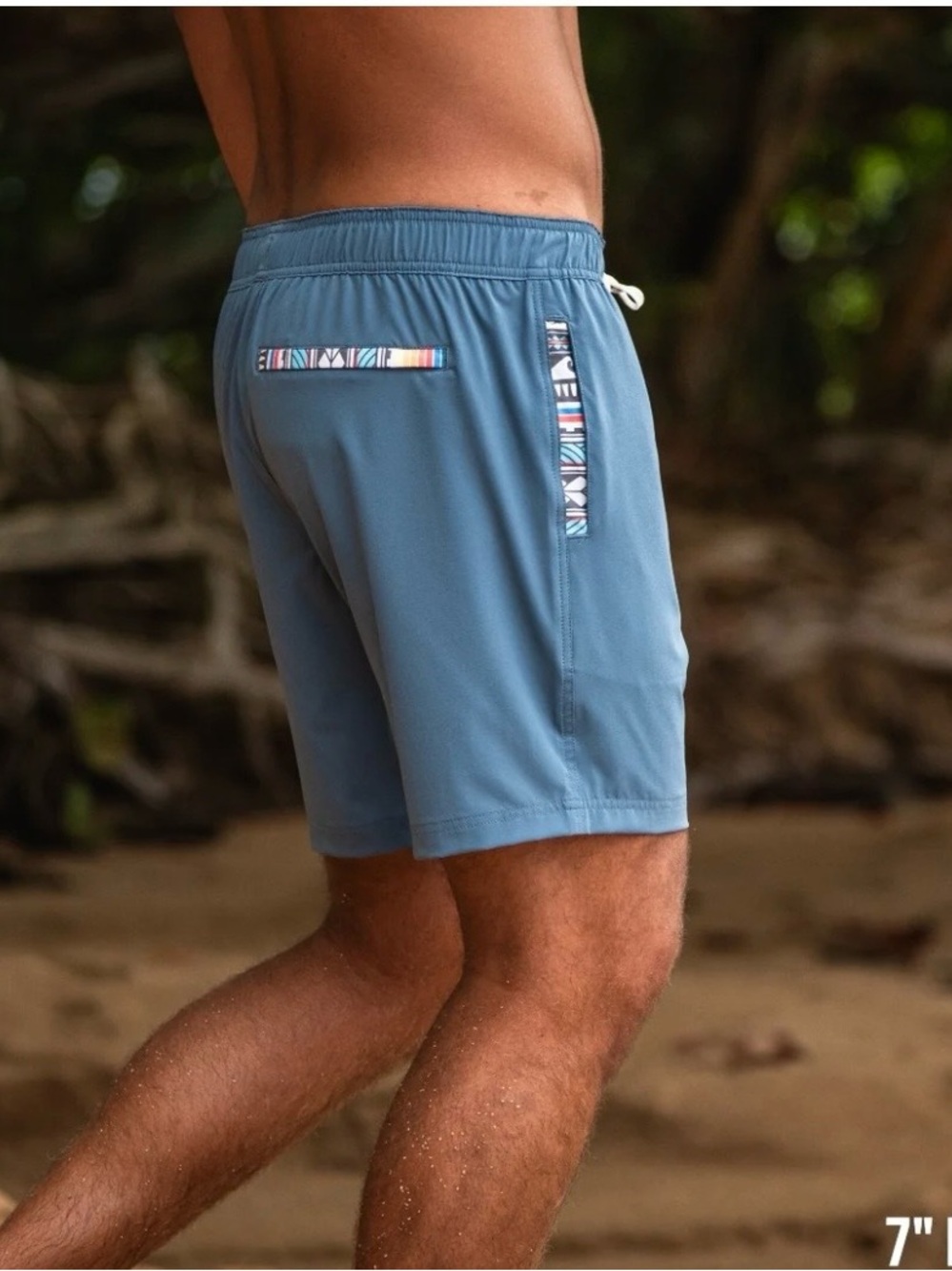 NWT Wowie Nomad 3.0 short 7" men's XL swim hike train chill lined